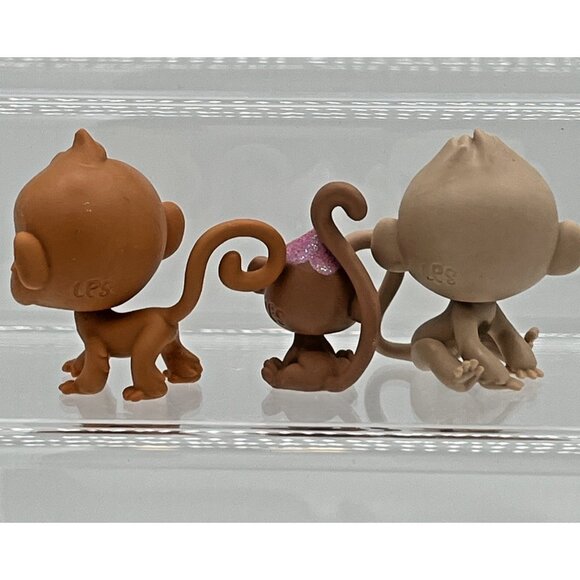 Littlest Pet Shop Birthday Bash Monkeys Family 2016 LPS ( 1-140) (1- 141) 1-142 - Picture 4 of 6